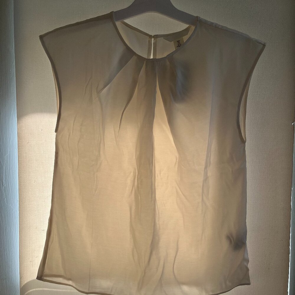 White dress top -- H&M